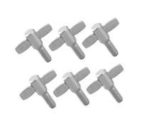 HAMPPLIES 6pcs Drum Cymbal Stand Wing Nuts Quick Release Screws Fixing Hardware Accessories for Stable Percussion Setup Easy Installation Metal