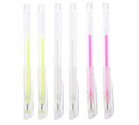 HAMPPLIES 6pcs Eyebrow Mapping Pens for Precise Positioning Versatile Marking Tool for Microblading and Surgery Practitioners Includes White Pink Fluorescent Green Portable for Professional