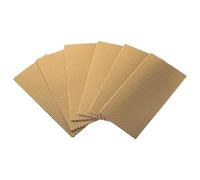 HAMPPLIES 6pcs Golden Double Coil Guitar Pickup Spacers for Humbucker Repair Replacement Plastic Gaskets for Enhanced Sound Clarity and Dynamic Performance Compatible with Various Electric