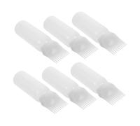 HAMPPLIES 6pcs Hair Dye Applicator Bottles with Comb Brush for Consistent Color Application No-spill Design Graduated Scale Suitable for All Hair Types Salon and Home Use
