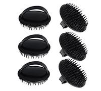 HAMPPLIES 6pcs Hair Scalp Massage Brush Ergonomic Shampoo Comb for Stress Relief and Deep Cleaning Soft Head for Comfortable Scalp Care for Washing