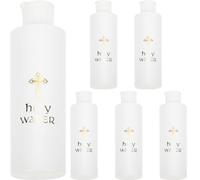 HAMPPLIES 6pcs Holy Water Bottle Beverage Mary Water Bottle Water Filter Bottles Bud Marked Water Bottle Filter Water Bottle Boys Water Bottle Baptism Decorations Barrels Bridal