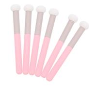 HAMPPLIES 6pcs Mushroom Makeup Sponge Brushes for Face Concealer Powder Foundation Small Compact Multi-functional Dry Wet Use Beauty Sponges for Blending and Coverage