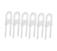 HAMPPLIES 6pcs Proofing Cabinet Locks U Shape Safety Locks to Prevent Accidents Easy Installation for Closet and Dresser Protection
