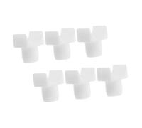 HAMPPLIES 6pcs Replacement Parts for Wheelchair Seat Rails Rail Guides Blocks Wheelchair Accessories Easy Install