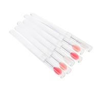 HAMPPLIES 6Pcs Silicone Lip Brush with Protective Lid Portable Lipstick and Lip Mask Applicator for Smooth Color Application Soft Flexible Heads for Precise Makeup Use Cosmetic Tool for