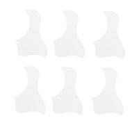 HAMPPLIES 6Pcs Transparent Folk Guitar Pickguard Self-adhesive Anti-scratch Protective Cover for Acoustic Guitar Surface for Medium Instruments