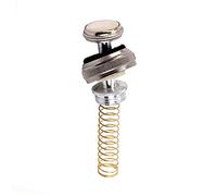 HAMPPLIES 6pcs Trumpet Repair Parts Set with Springs Silver Cap Replacement Lightweight for Accurate Key Function and Smooth Playing Maintenance
