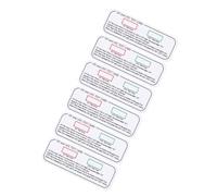 HAMPPLIES 6pcs Uv Intensity Sensor Card Uv Radiation Detection Tool for Laboratories and Factories