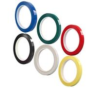 HAMPPLIES 6pcs Violin and Cello Fingerboard Tape Stickers Colorful Finger Position Guide Finger Tape for Beginners Violin Accessories Cello Fingerboard Decals White Red Green Black Blue Light Yellow