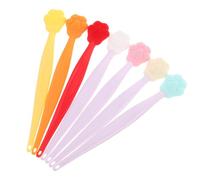 HAMPPLIES 7pcs Cat Claw Silicone Face Brush Double-sided Pore Cleansing Scrubber for Blackheads Removal Gentle Exfoliation and Massage Soft Nose Scrubber for Deep Skin Cleaning