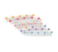 HAMPPLIES 7pcs Elastic Comb Hair Clips for Women Seamless Invisible Hair Styling Tool with Gentle Elastic Technology for Managing Bangs and Creating Polished Buns