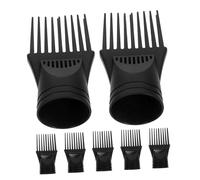 HAMPPLIES 7pcs Hair Dryer Nozzle Comb Attachment Quiet Noise Reduction Versatile Styling Tool for Home Salon Professional Use Plastic Blow Dryer Accessories