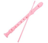 HAMPPLIES 8-hole Soprano Recorder for Beginners Teens, Easy to Use Wind Instrument with Pink Abs Material, Cleaning Rod and Convenient Storage Bag for Christmas or Special Occasion