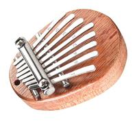 HAMPPLIES 8 Keys Thumb Piano Mini Kalimba Wooden Musical Instrument - Portable Pocket Finger Piano with Warm Soft Tone Unique Appearance Hands-On Ability Training