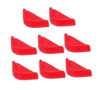 HAMPPLIES 8 Pcs Red Thawing Board Corner Protective Covers Silicone Anti-Slip Elevating Cutting Board Edge Guards for Kitchen Worktop Saver