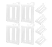 HAMPPLIES 8pcs Fridge Dividers Refrigerator Door Organizers Convenient Storage Separators for Kitchen Freezer Easy Clip Installation Food Compartment Management