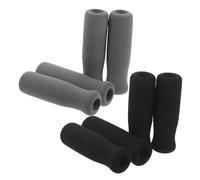 HAMPPLIES 8pcs Non-Slip Soft Cane Handle Grips Replacement with Central Hole Cushioned Walking Stick Wraps for Elderly Crutches and Walkers Fit Padded Crutch Covers for Comfortable Secure