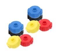 HAMPPLIES 8pcs Quick Release Cymbal Caps Plastic Drum Nuts for Cymbal Replacement Kit Parts Accessories for Percussion Repair