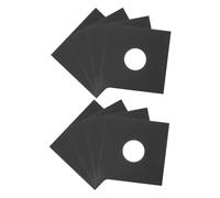 HAMPPLIES 8pcs Vinyl Record Storage Sleeves Inner Sleeves Anti-static Po Material for Home and Dj Use Protective Replacement Covers for Vinyl Collections