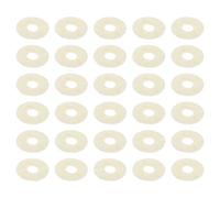 HAMPPLIES 90Pcs Piano Felt Keyboard Washers Replacement Front Rail Regulating Balance Pads Sound Insulation for Pianos Easy Install White