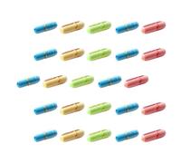 HAMPPLIES 99pcs Message Capsule Pills Bottle DIY Love Notes Wishing Bottles for Valentine’s Day Party and Friendship Letters