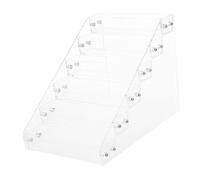 HAMPPLIES Acrylic Nail Polish Display Stand Storage Shelf for Nails Top Coat Lipstick Organizer Rack Simple Practical Design