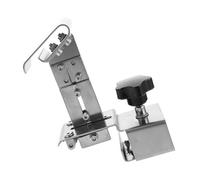 HAMPPLIES Adjustable Metal Piano Pedal Extender Beginners and Young Pianists for Silver Portable Height Adjustable Pedal Spacer Suitable for Piano Training and Practice Sessions