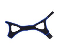 HAMPPLIES Adjustable Neoprene Chin Strap for Mouth Breather with Jaw Support, Snoring Solution Device for Sleep, Comfortable Black Chinstrap to Stop Snoring and Improve Breathing