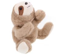 HAMPPLIES Adorable Plush Sloth Stuffed Animal with Cartoon Design Soft Cuddly Plaything for Home and Car Dashboard Decoration Cute Lovely Plush Doll for Adults