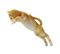 HAMPPLIES Adorable Resin Cat Planter Hanger Outdoor Flower Pot Ornament Creative Animal Decoration for Garden Home Charming Wall Decor Vibrant Realistic Design