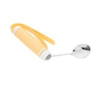 HAMPPLIES Anti-Shaking Stainless Steel Spoon with Adjustable Swivel and Non-Slip Silicone Handle for Elderly Tremor and Arthritis Cutlery User-Friendly Adaptive Utensils for Weak Hands