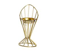 HAMPPLIES Arabic Incense Burner Gold Aromatherapy Censer for Incense Cones Compact Decorative Holder for Office Desktop Yoga Meditation Spa Purifying Air Gift