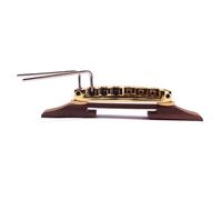 HAMPPLIES Archtop Jazz Guitar Bridge Roller Saddles Metal and Wood Construction Guitar Bridge Saddle