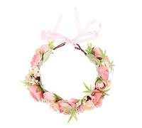 HAMPPLIES Artificial Flower Crown Faux Flowers That Look Real Elegant Design for Girls for Photo Shoots for Girls Crown Headband for Travel and Events