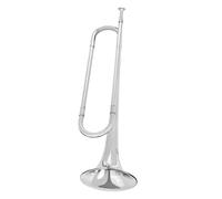 HAMPPLIES B Flat Trumpet for Beginners and Young Musicians Durable Polished Brass with High Temperature Welding Sturdy Non Deformation Design for Preschool Music and Learning Instruments