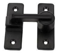 HAMPPLIES Barn Door Latch Black Anti-Theft Screen Door Lock with Pinball Locating and Luminous Design Thickened Smooth Edges Easy Installation for Bathroom Bedroom Garden Kitchen Office