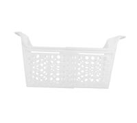 HAMPPLIES Basket for Small Storage Freezer Extendable Adjustable Chest Bin Plastic Organizer with Divider and Suitable Kitchen Refrigerator