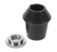 HAMPPLIES Bass Drum Leg Cap Threaded Rubber Feet with Lock Nut Anti-slip Drum Foot Stabilizer for Floor Tom and Bass Spurs Replacement for Stable Percussion Accessories