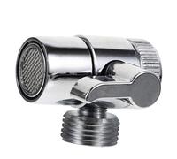 HAMPPLIES Bathtub Faucet Diverter Valve Adapter for Taps Metal Connector for Bathroom Tub Easy Control Water Flow Splitter Leak-Resistant Tap Connector for Multiple Faucet Use