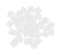 HAMPPLIES Beaded Chain Connector Clips White Lightweight Pom Material 50 Pcs for and, Accessories Vertical Blind Chains Curtain Rollers for Roman Roller Shades
