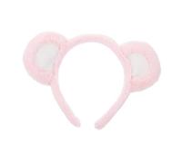 HAMPPLIES Bear Ears Hairband for Women Plush Animal Ears Face Wash Headband for Cute and Lightweight Hair Accessory for Parties and Cosplay Soft Cloth Material for Makeup