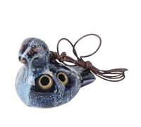 HAMPPLIES Bird Ocarina Clay Bird Whistle Decor Ocarina Wind Instrument Easy Clay Flute Shaped Hole Simple Ocorina Random Color