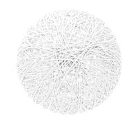 HAMPPLIES Boho Round Rattan Lampshade Country Style Pendant Table Lamp Cover for Living Bedroom Dining Area Soft Light Natural Vibe Ceiling Fan Light Fixture Replacement