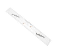 HAMPPLIES Break Resistant Acrylic Parallel Ruler for Chart Navigation with Convenient Pull Design Precise Measuring Tool for Ship Captains Boat Pilots and Ocean Research Professionals