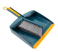 HAMPPLIES Broom and Dustpan Small Handheld Broom with Soft Brush for Effective Cleaning, Made of Sturdy Pp Material, for Home Decor and Kitchen Floors