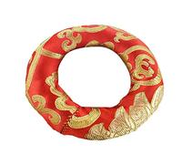 HAMPPLIES Buddhist Sound Bowl Mat 10cm Cotton Cloth Singing Bowl Cushions with Fine Workmanship Beautiful Appearance Practical Fix for Artists Random Color