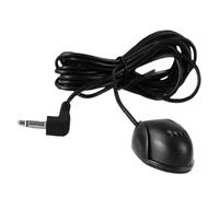 HAMPPLIES Car 3.5mm Plug Microphone for Vehicle Audio Mic Black Sticky Mount Mic for Car Radio Stereo Accessory