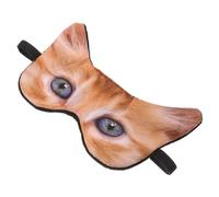 HAMPPLIES Cartoon Animal Eye Mask for Sleeping Soft Comfortable Cloth Blindfold for Women Lightweight Portable Sleep Cover for Travel Office Nap Creative Cute Dog and Cat Design