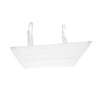 HAMPPLIES Ceiling Central Air Conditioner Windshield Deflector 35x35cm White Air Vent Baffle Shield for Draft Prevention and Airflow Direction in Home and Office